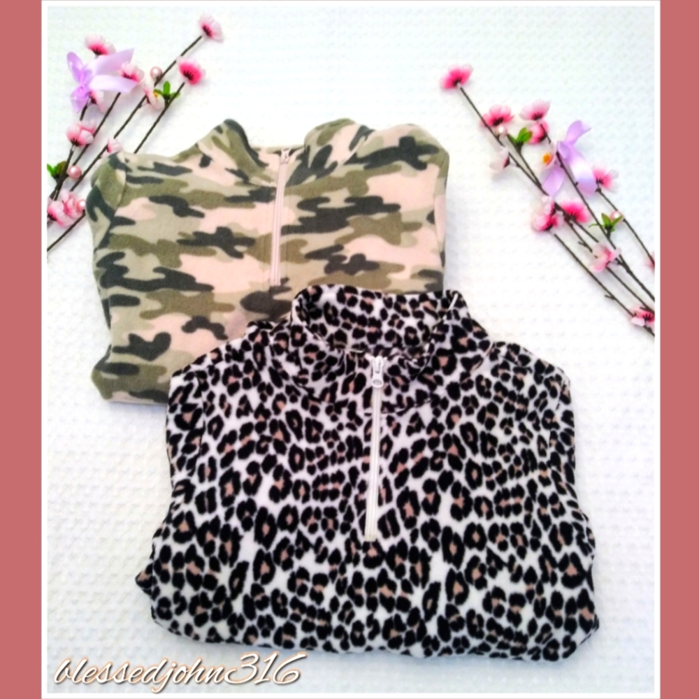 PLACE Girls Fleece Pullover Sweater Bundle